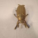 Old brass beetle - ashtray - Matchbox - 50s