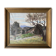 HST painting dated 1959 beautiful "Landscape with mountain" signed + frame