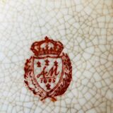 Vase in cracked earthenware