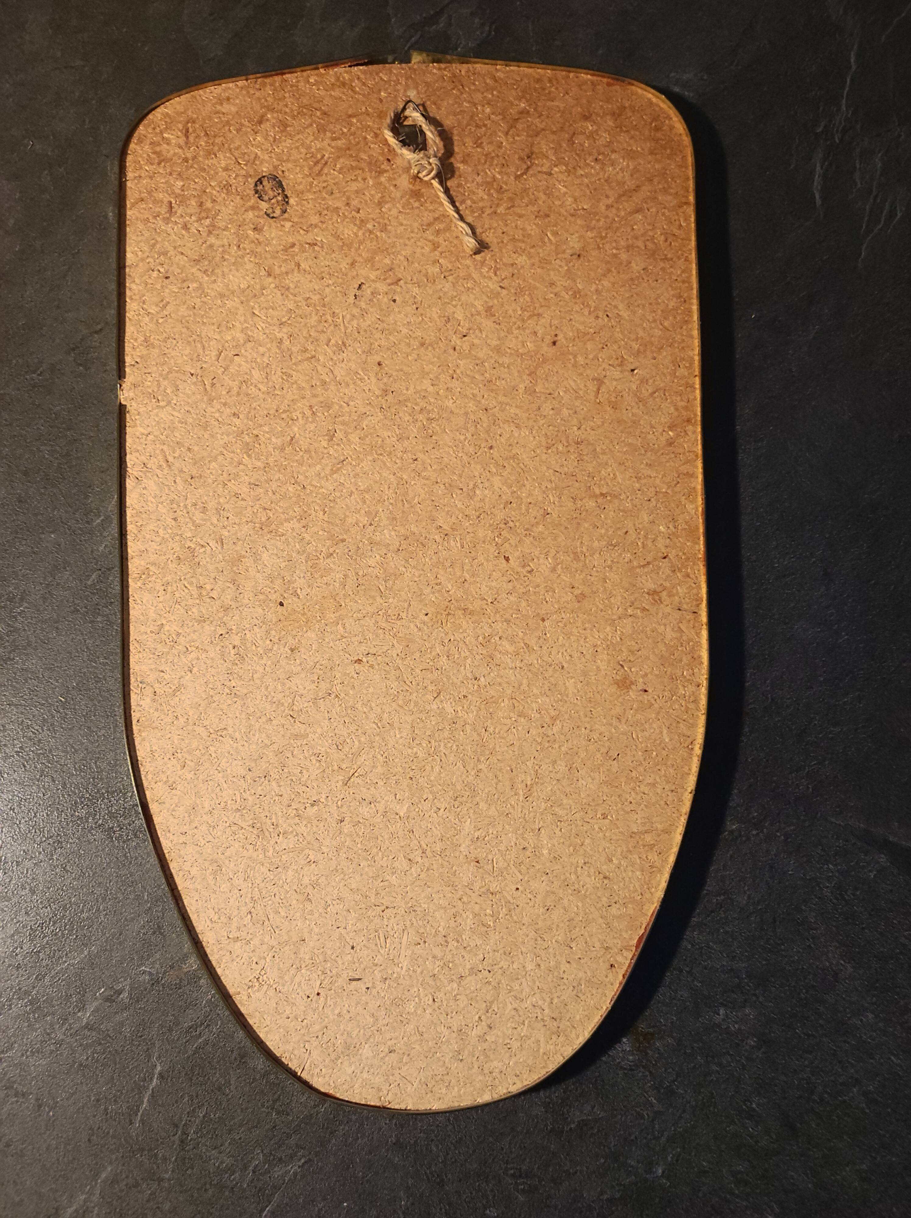 Asymmetrical free-form mirror vintage mirror