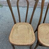 Paire de chaises viennoise bistrot café