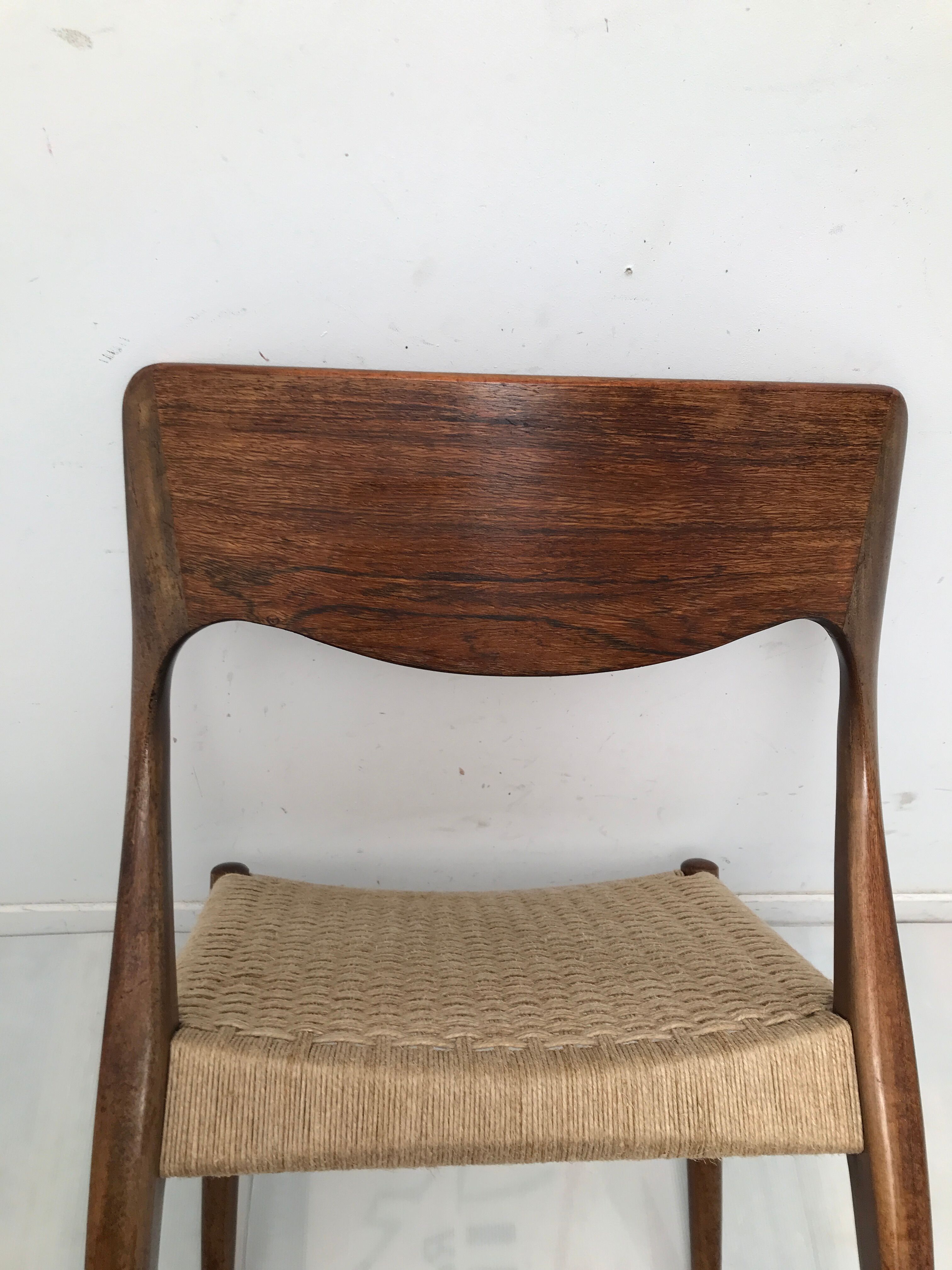 Pair of danish scandinavian chair dating from the 50