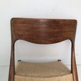 Pair of danish scandinavian chair dating from the 50