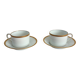 2 cups with saucers Charles Haviland, mid 20th century