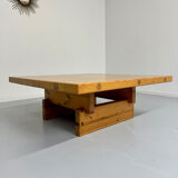 Pine coffee table "Kvadrat" design Wilhelmsson Andersson and Söner