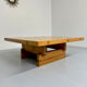 Pine coffee table "Kvadrat" design Wilhelmsson Andersson and Söner