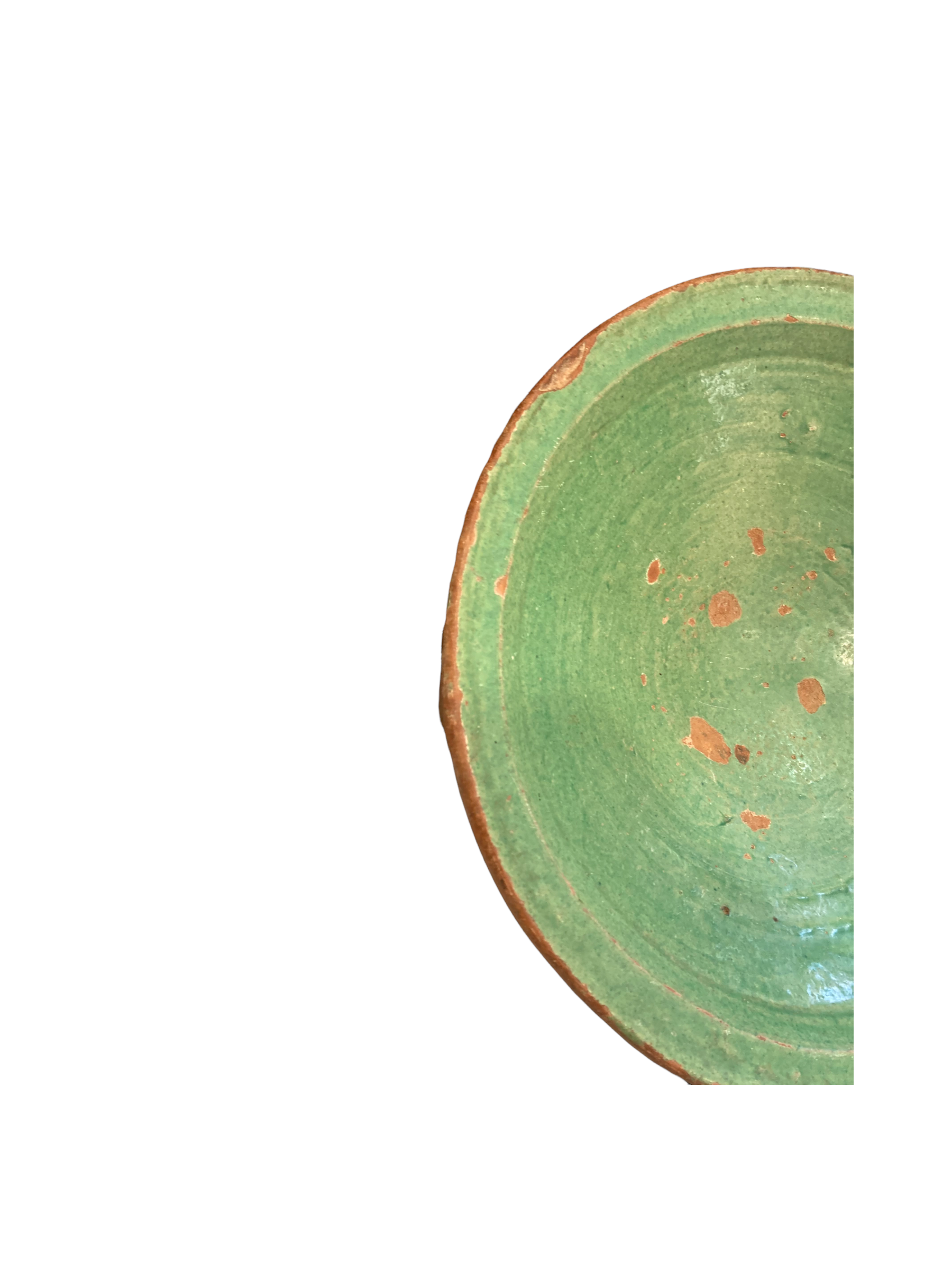 Dish hollow afghan regional enamelled