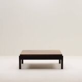 Wengé wood coffee table, 1960s The Netherlands.