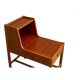 Pair of bedside tables by Nordiska Kompaniet in teak, 1952, by David Rosén.