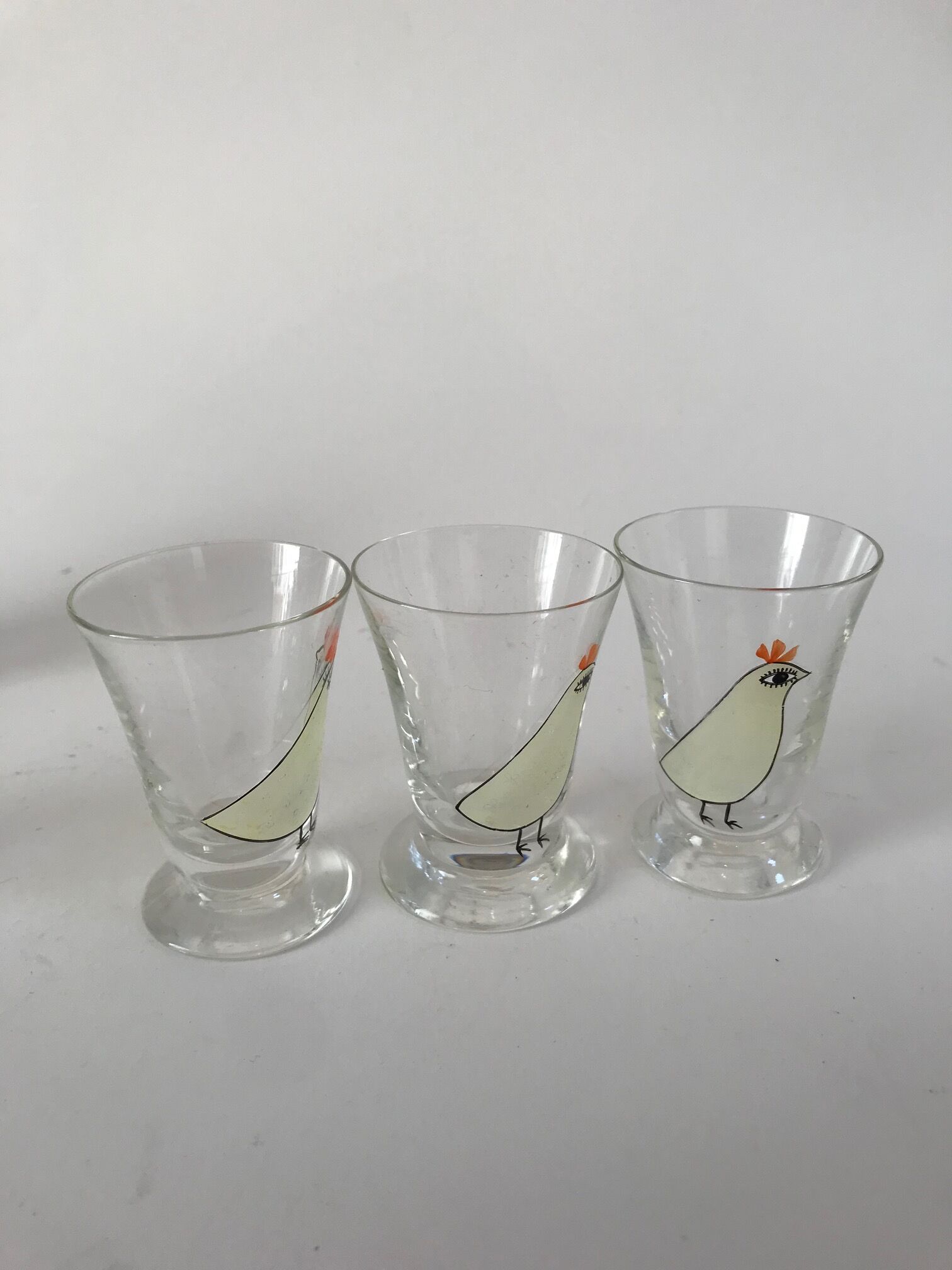 Suite de 7 verres à Shot Tapio Wirkkala