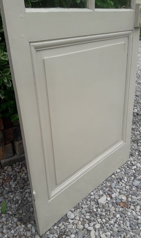 Old glazed communication door, 81x224cm