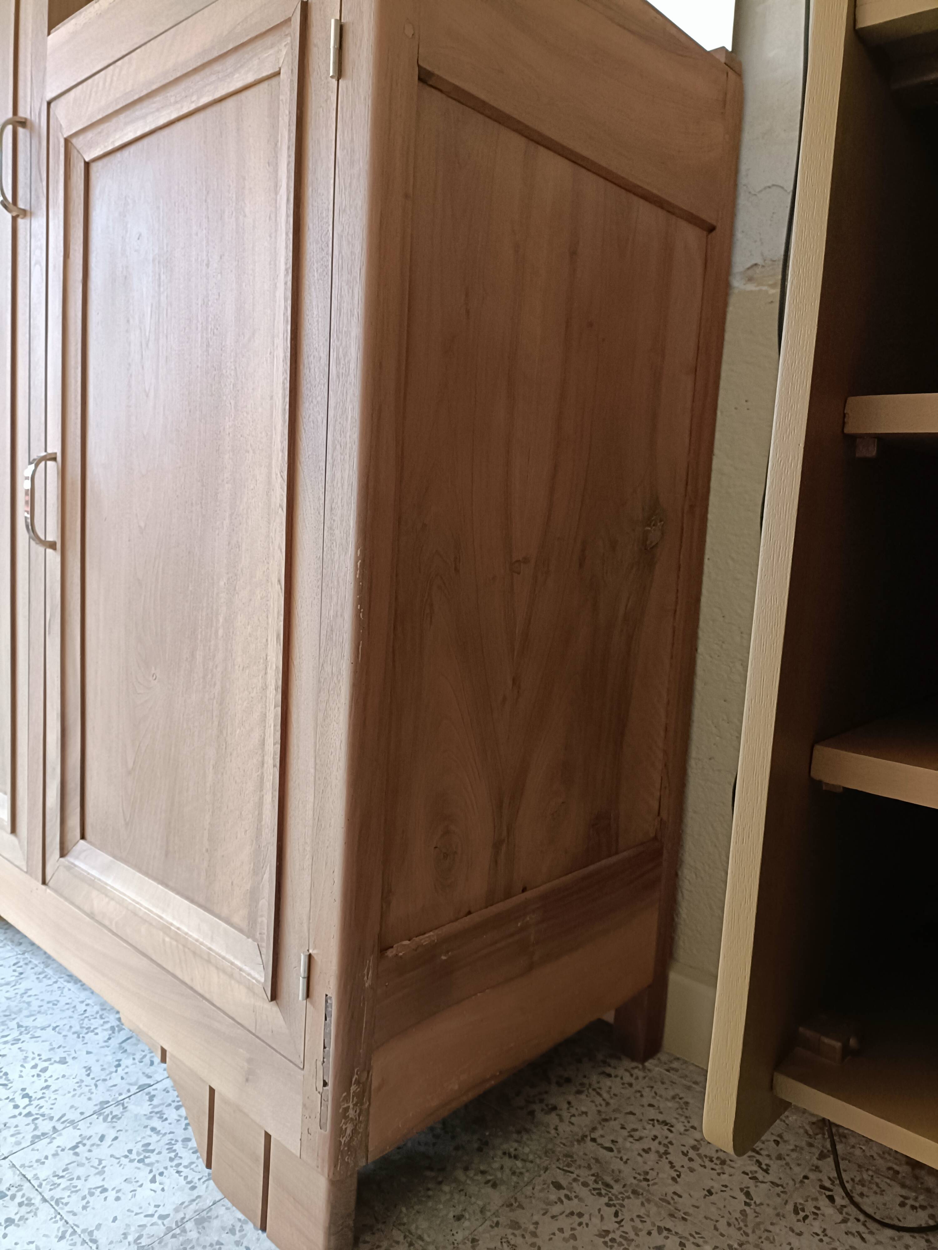 Renovated asymmetrical Art Deco wardrobe/cupboard