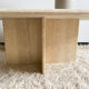Low table in travertine