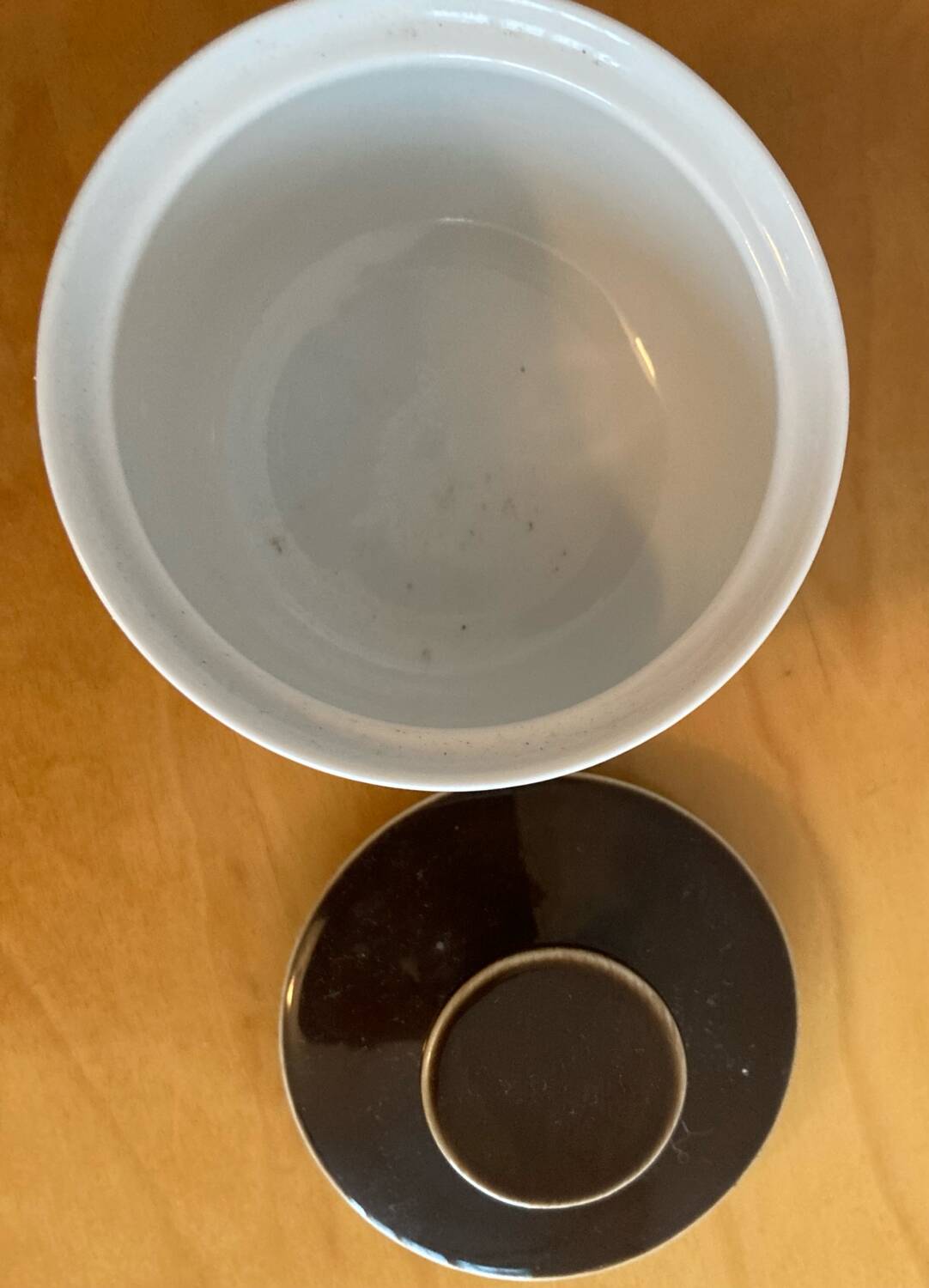 Pot / sucrier Winterling Bavaria porcelaine vintage authentique années 1970