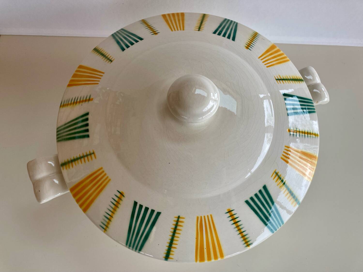 Vintage Sarreguemines soup tureen Brigitte