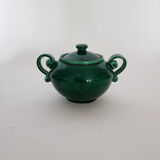 Vallauris coffee cups and sugar bowl, Lunetta , circa 1950