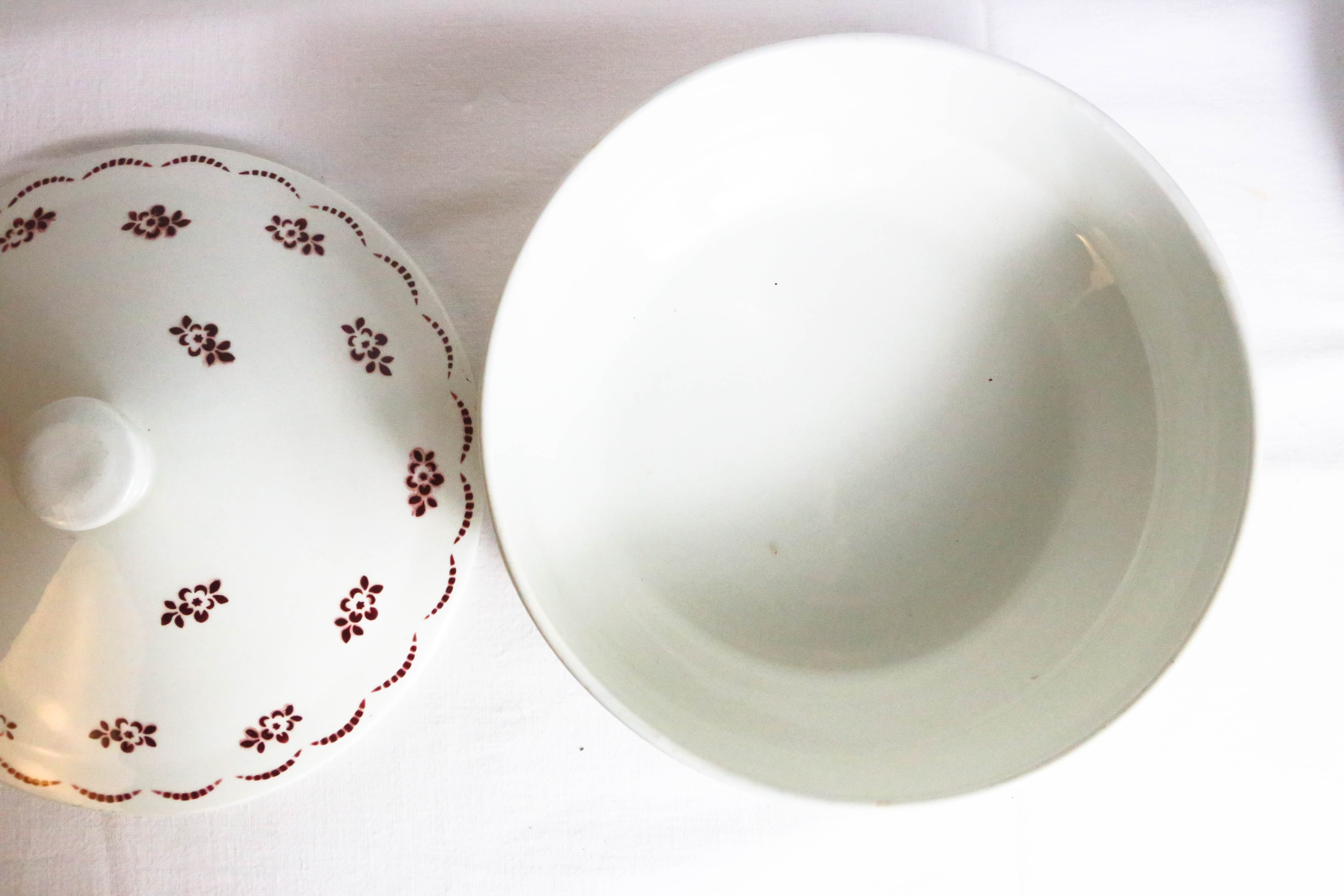 Ceramic soup kitchen, Moulin des Loups, vintage