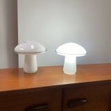 Lampes Champignon verre murano