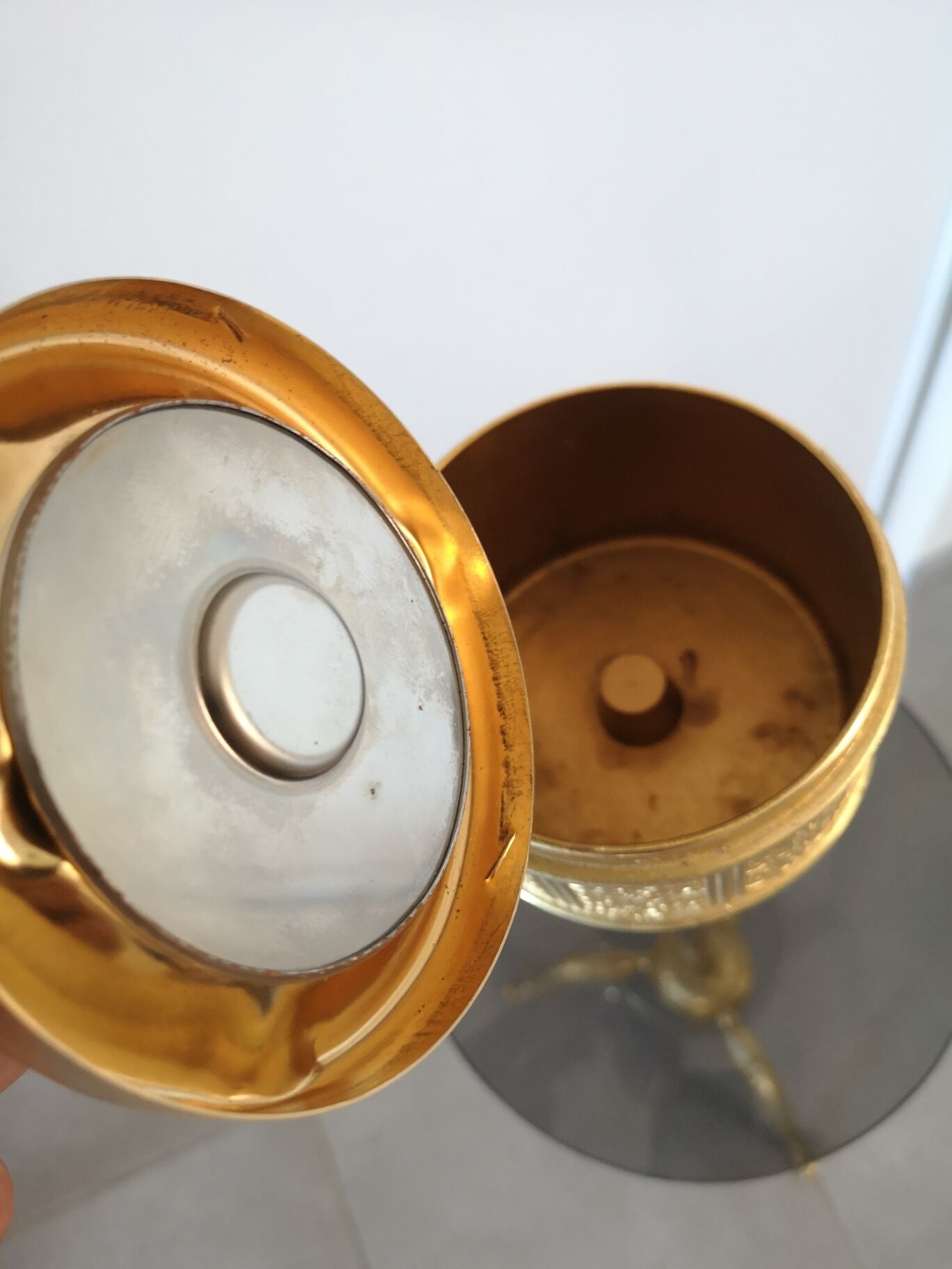 Ashtray on Golden feet years 70 vintage