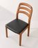 Dyrlund dining chair teakwood