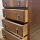 1930s English oak chest of drawers