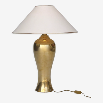 Lampe classique en laiton en forme de balustre, années 1970