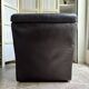 Fauteuil en cuir marron