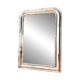 Louis-Philippe antique mirror with silver leaf, 19th century.