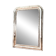 Louis-Philippe antique mirror with silver leaf, 19th century.
