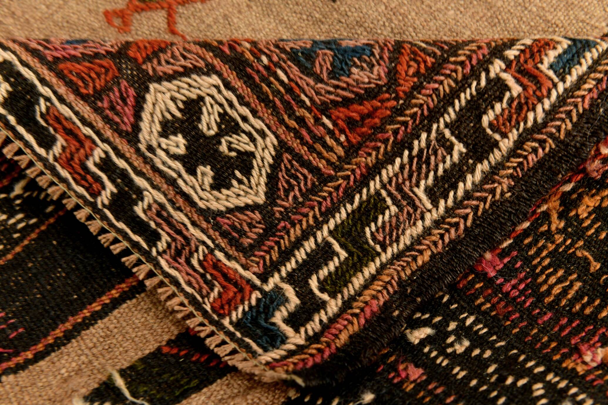3x6 Mid Century Modern Kilim Rug, 99x197Cm