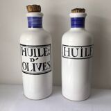 Biot earthenware oil bottle