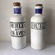 Biot earthenware oil bottle