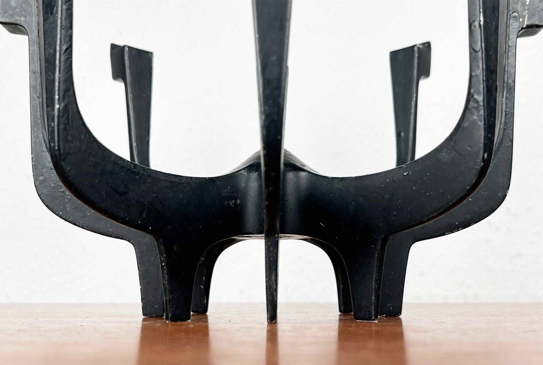 Danish metal candlestick in mid-century style by Gunnar Cyren for Dansk Designs Denmark, 1960s.