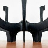 Danish metal candlestick in mid-century style by Gunnar Cyren for Dansk Designs Denmark, 1960s.