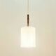 Mid Century Scandinavian Brass & Crystal Glass Ceiling Light By C.Fagerlund