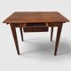 Petite table de ferme rustique en bois massif – Fin XIXe / Début XXe