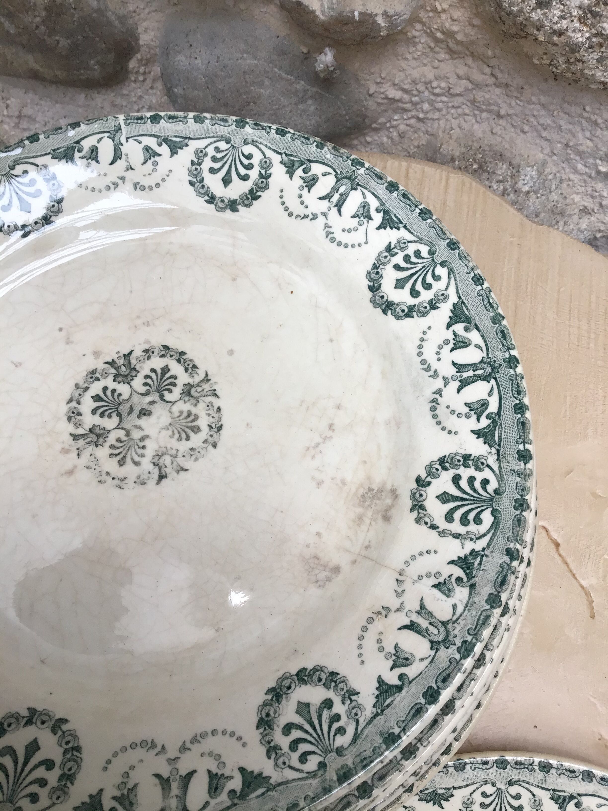 15 plates H.Boulanger et Cie Terre de fer Iéna