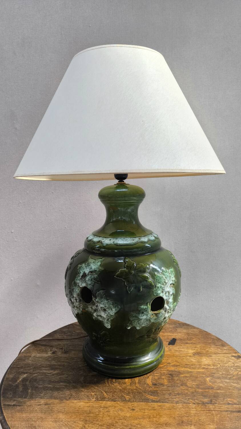 Ceramic lamp from the 60s