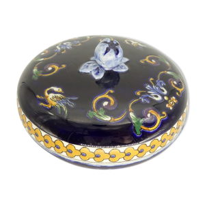 Bonbonnière faience