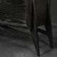 Mid-Century Modern Scandinavian Buffet in Dark Raw Oak with Wooden Handles, 1960s