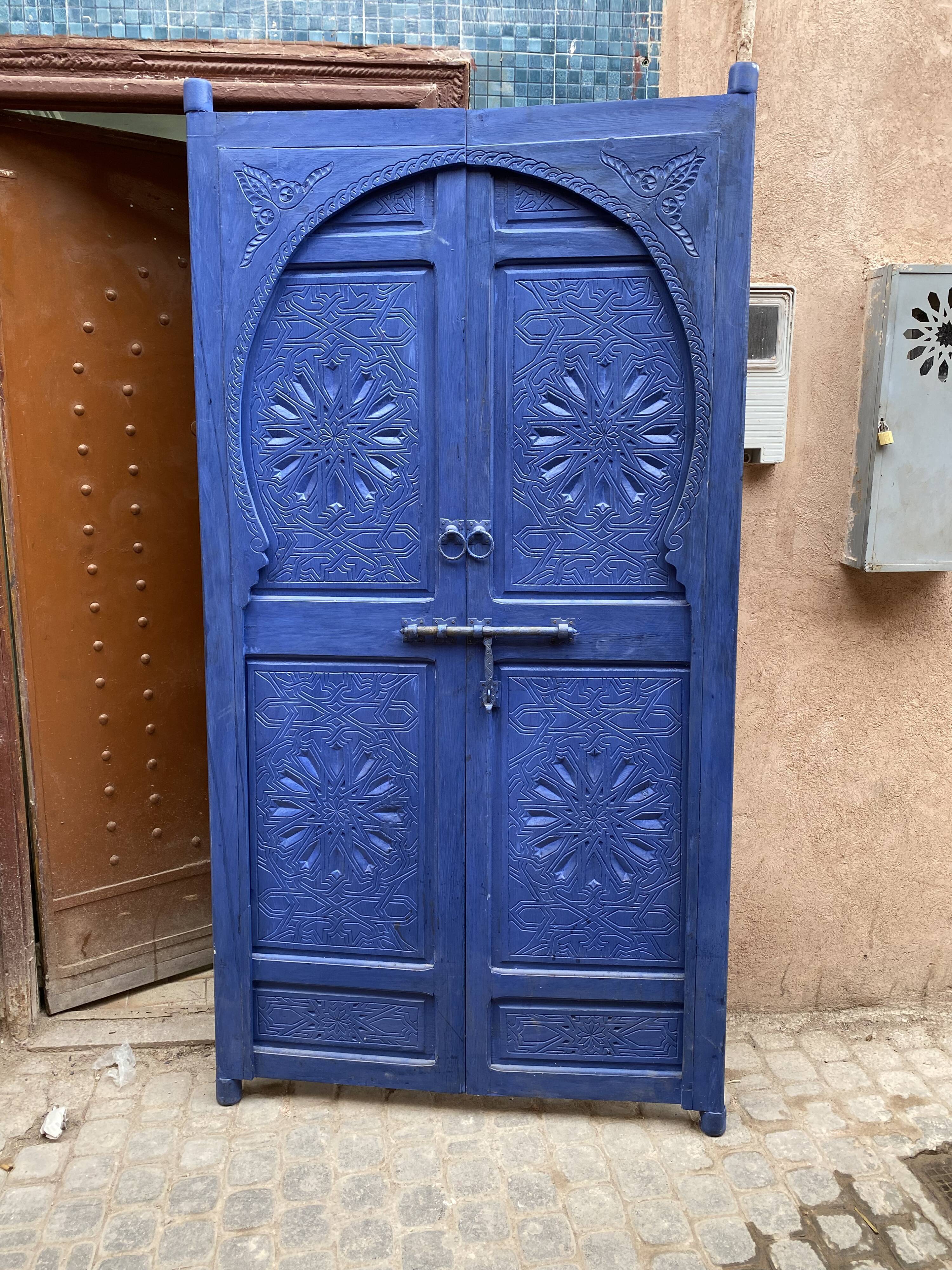 Blue door