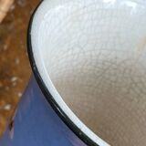 Ceramic vase, cherry blossom decoration, Pardi Vallauris