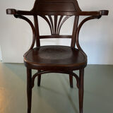 Armchair Jacques Joseph Kohn Vienne stamped and label