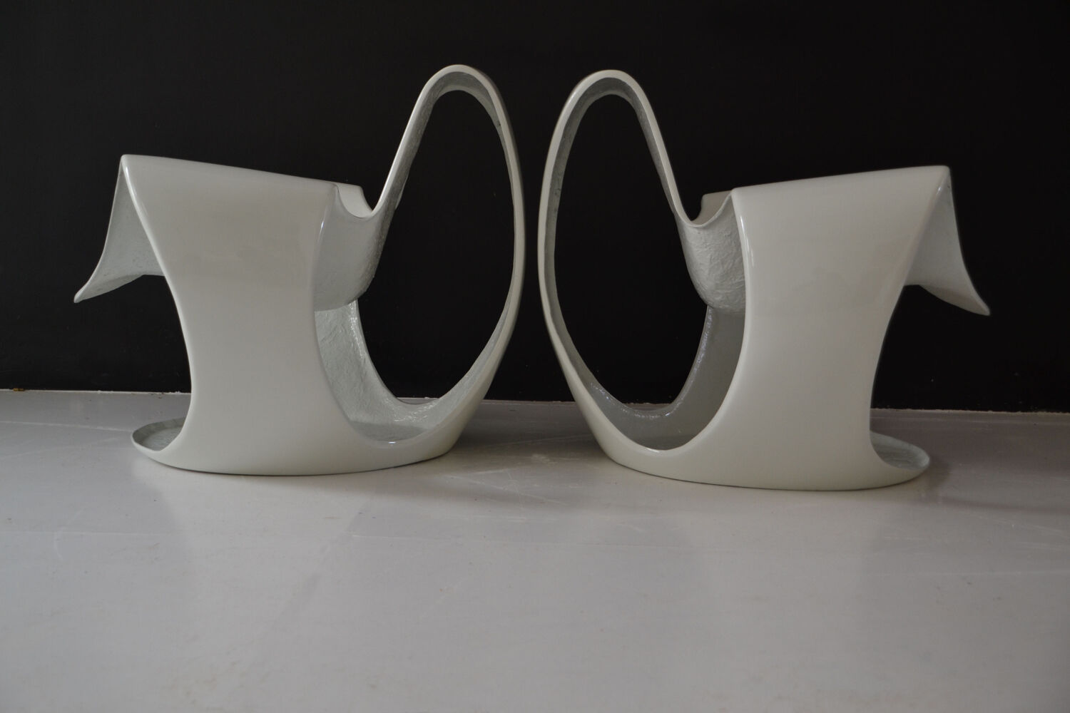 Pair of Albatros armchairs by Danielle Quarante for Airborne