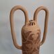 Large vase in raw stoneware