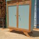 Revalued wood and green buffet
