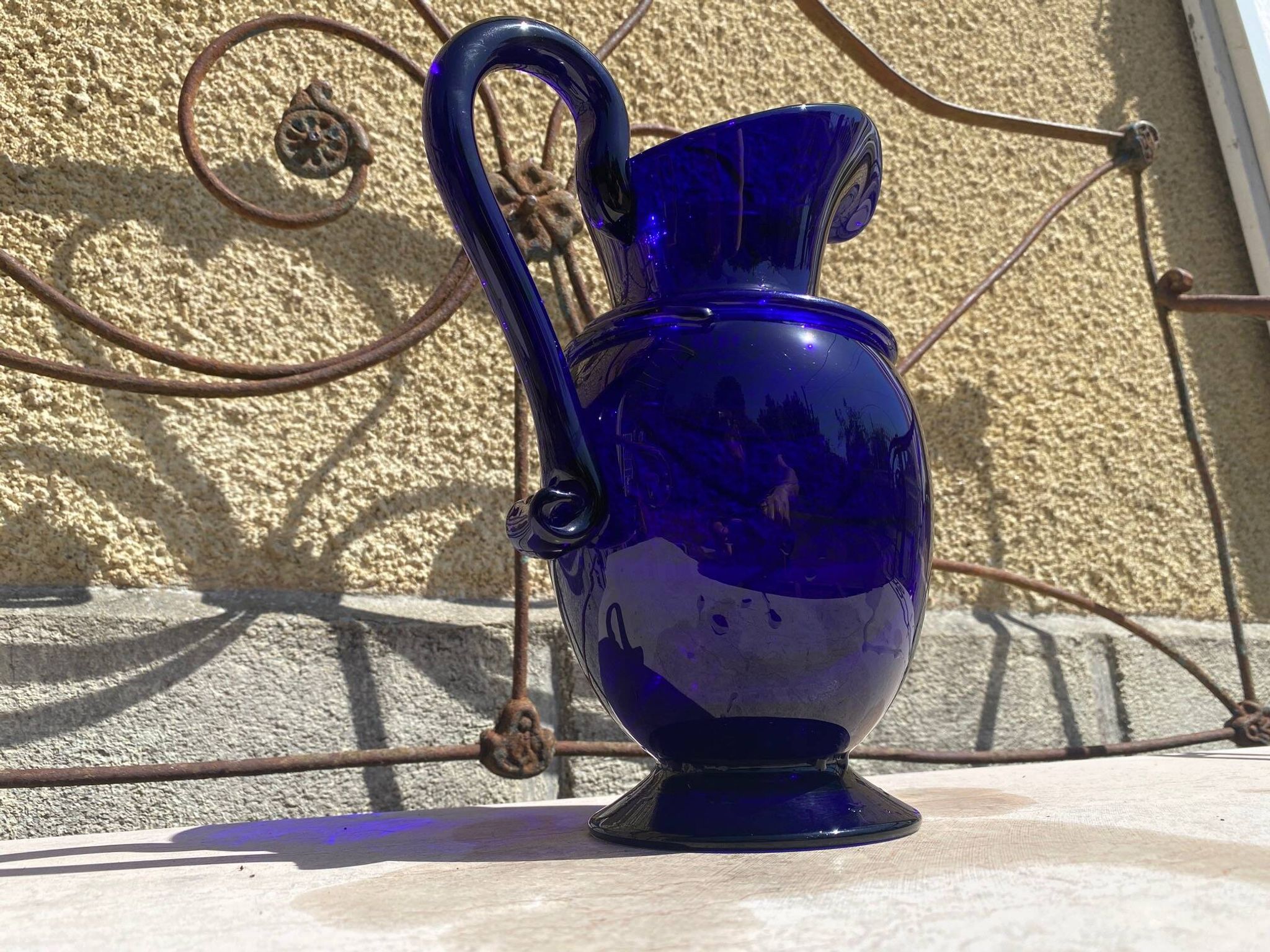 Cobalt Blue Blown Glass Carafe - Metropolitan Museum of Art New York