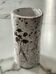Spotted terracotta cylinder vase