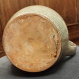 Handmade Vallauris beige pitcher