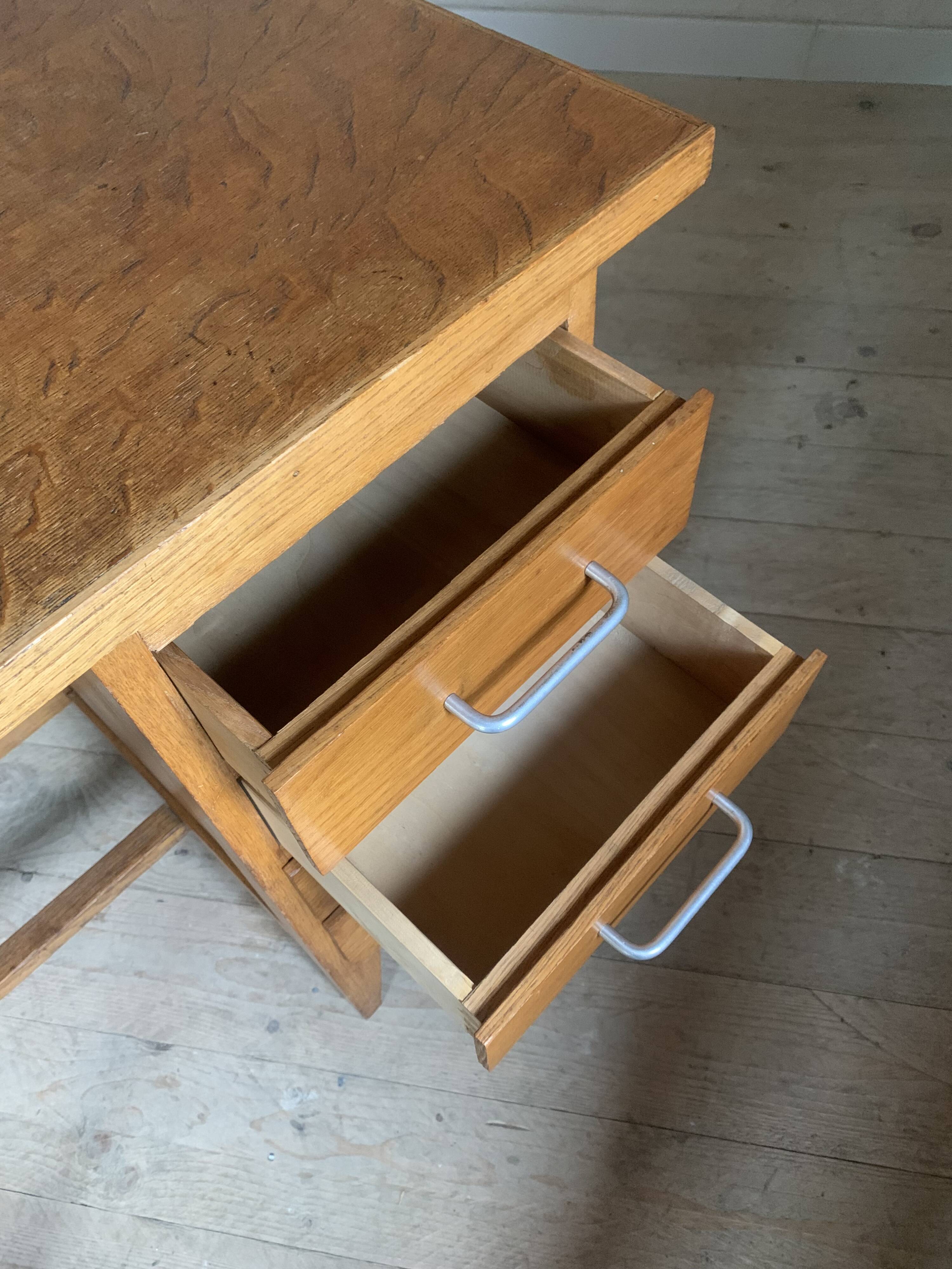 Vintage oak desk